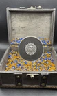 1.5 ozt .999 FS Aztec Pirate Silver Doubloon Capsule Wood Treasure Chest COA NEW