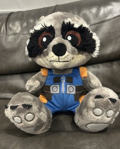 Disney Parks Big Feet Foot 10” Rocket Raccoon Guardians Of The Galaxy Plush