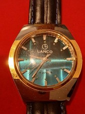 Orologio Vintage Lanco 17 Jewels Carica Manuale Anni '70 Swiss Made -Da Riparare