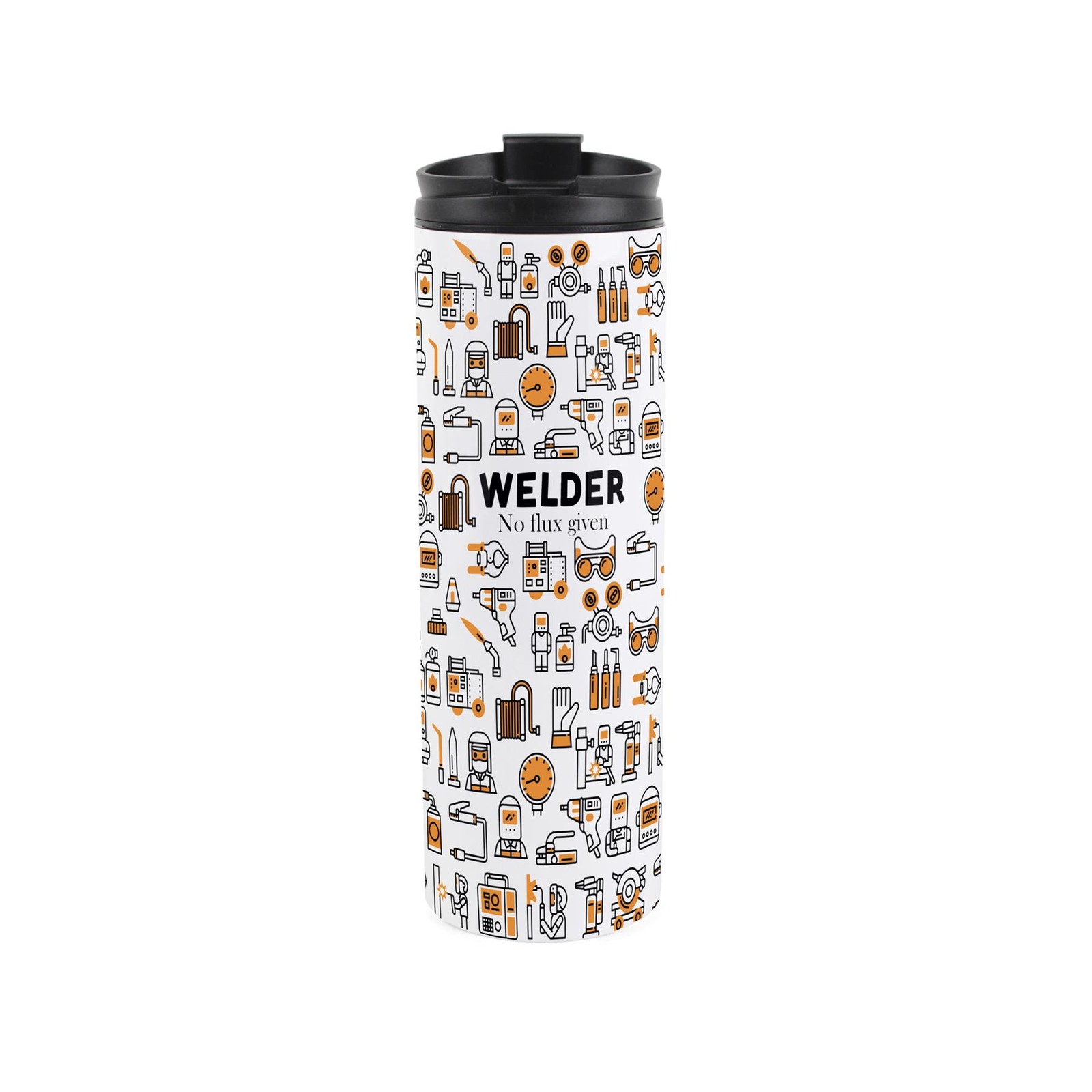Welder Travel Mug - Novelty Trades Gift Reusable Stainless Steel Travel Flask