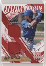 2019 Elite Extra Edition Dual Prospect Materials Red /49 Leody Taveras 0q1p