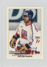 1995 Panini Pro Hockey Poster-Magazine Album Stickers Swedish Jiri Kucera 0i4g