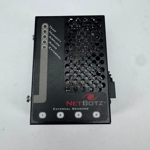 APC NetBotz Pod120 External Sensor Module NBPD0120 Temp Humidity Airflow Audio