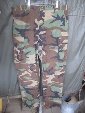 Woodland BDU GI Issue Combat Pants, LARGE REGULAR, 39.5 waist