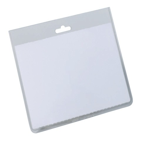 Portanomi DURABLE tasca chiusa trasparente 90x60 mm conf. 20 - 813519 - Immagine 2