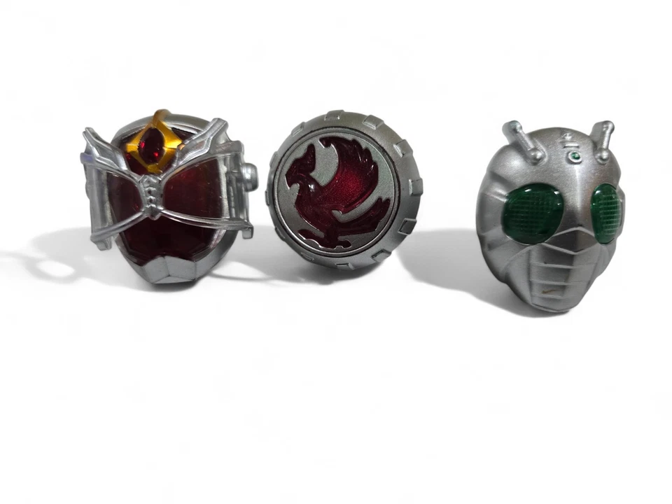Lote de 14 anillos Bandai Kamen Rider Wizard PLUS 2008 Kamen Rider Dragon Knight 4" Foto 2 de 4