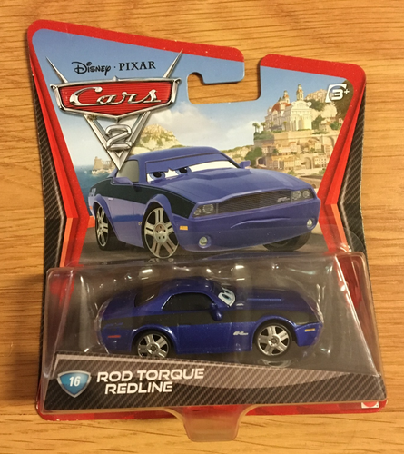Disney CARS 2 Rod Torque Redline New On VGC Card