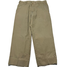 Bills Khakis Mens Chino Pants Size 36x26 Hemmed Khaki Made in USA
