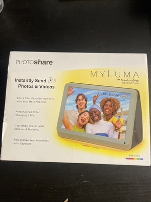 #ad #ad My Luma Photo Share 7” Stardust Grey WIFI Smart Frame. FML07SD $34.99
