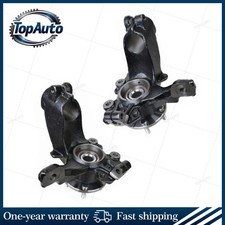 2x Front Wheel Hub Bearing Steering Knuckle Assembly For Ford Focus 2012-18 2.0L