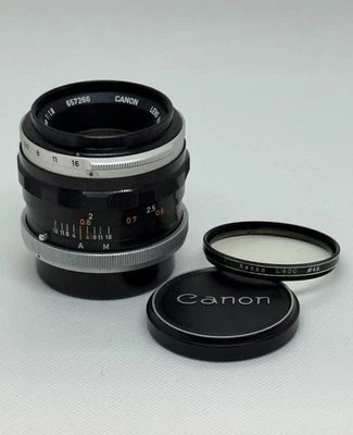 【Excellent+++++】Canon FL 50mm f/1.8 MF Lens For Canon FL/FD【501】 - Image 1 of 4