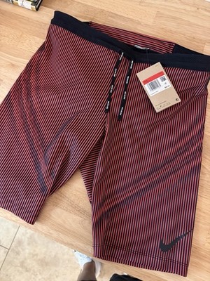 Nike Aeroswift Half Tights Elite Running Shorts Men's FN3369-013 Red Size Large