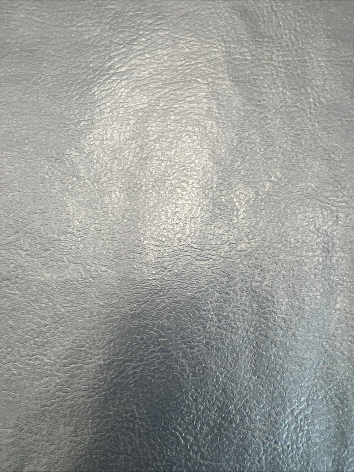 "Tapizado de tela automotriz verde 55"" ancho cuero sintético azul vendido por yarda de colección" Foto 2 de 4