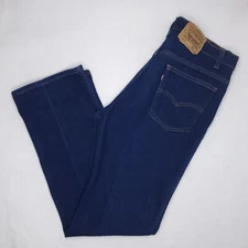 Vintage Levi's 517 Mens Size 38x32 USA MADE Dark Blue Bootcut Jeans Denim Pants