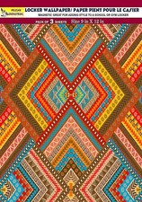 Magnetic Locker Wallpaper Made in USA - Pack of 3 Sheets - vb040 