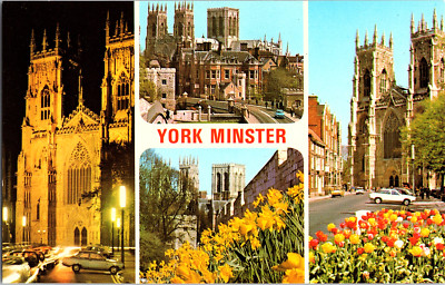 Postcard. Multiple Views of York Minster