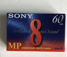 Sony Video Cassette Tape 8MM MP 60 Video 8 60 Minutes P6-60MP - New Sealed