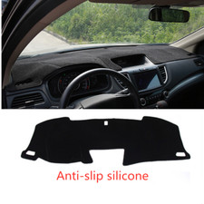 Black Dashboard Dash Mat Dashmat Sun Cover Pad For Honda Crv Cr-v 2012-2016