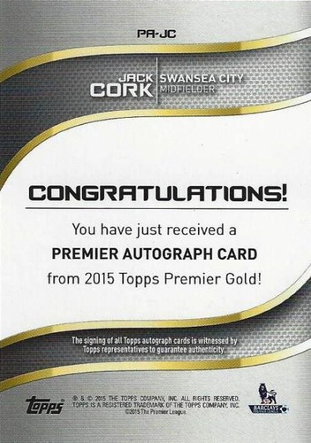 Topps Premier Gold 2015 'Premier Autograph Card' Certified Autograph from Topps - Picture 20 of 34