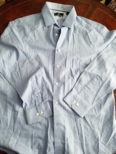 NWOT Hart Schaffner Marx sz XL blue geometric print shirt long sleeve