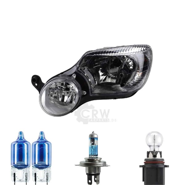 Halogen Scheinwerfer Hauptscheinwerfer Links H4 FüR Skoda Yeti Inklusive Lampen-image