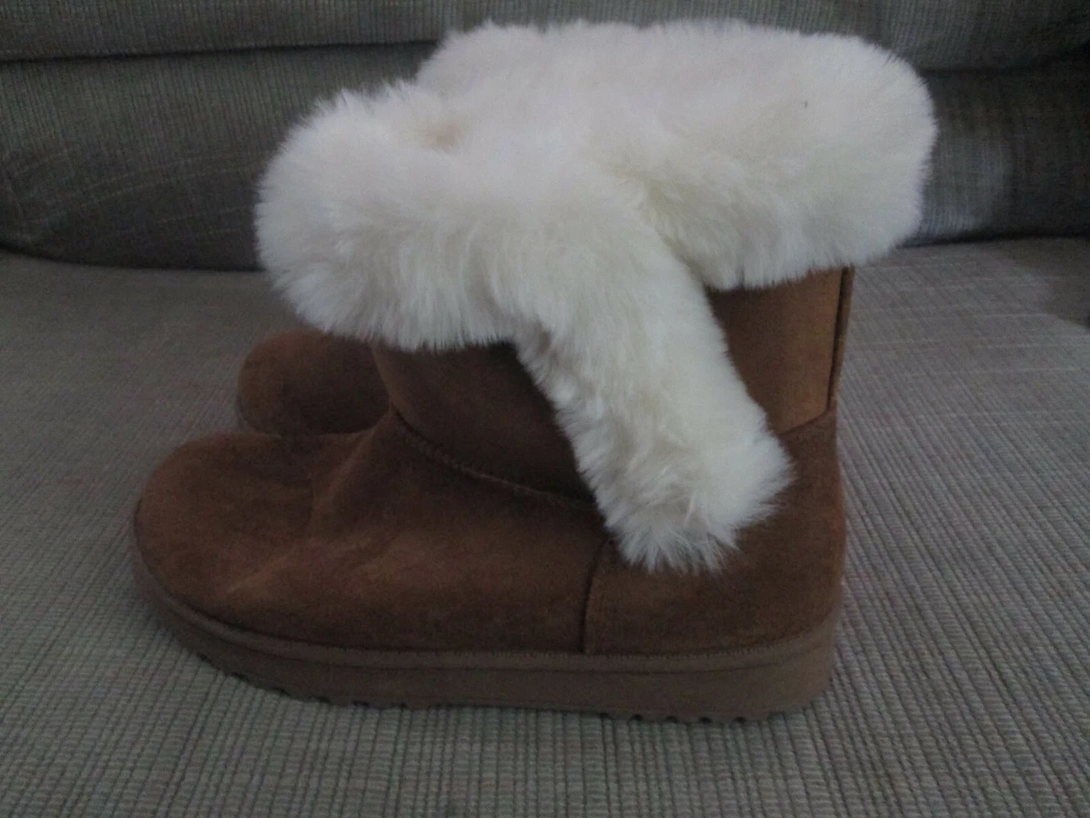 Kohls top fuzzy boots