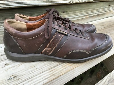 Mephisto AIR - JET men casual shoes lace up size US 11 brown leather