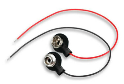 1 PAIR POS NEG 9 VOLT 9V SNAP ON BATTERY CONNECTORS - Lot of 50 | eBay