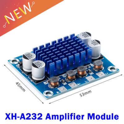 XH-A232 30W+30W 2.0 Channel Digital Stereo Audio Power Amplifier Board DC 8-26V