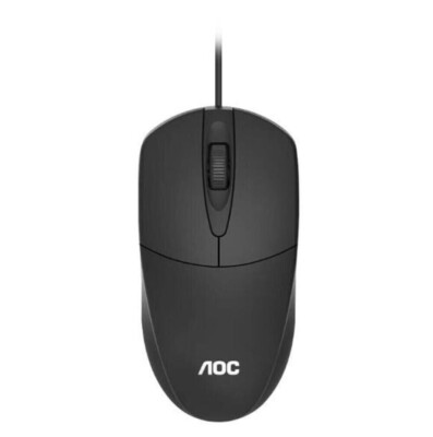 AOC MS121 WIRED USB OPTICAL MOUSE 1200 DPI USB Kabelgebunden Mouse Schwarz