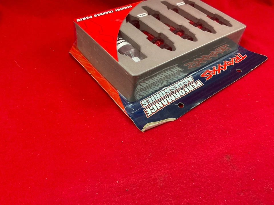 ABIERTO) Amortiguadores GTR anodizados ROJOS Traxxas 5460R ejes TiN (4) Revo XO-1 Slayer JATO Foto 3 de 4