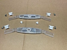 Bright White Bicycle Spoke Mounted Wheel Reflector Set 1-Pair (2-Reflectors)