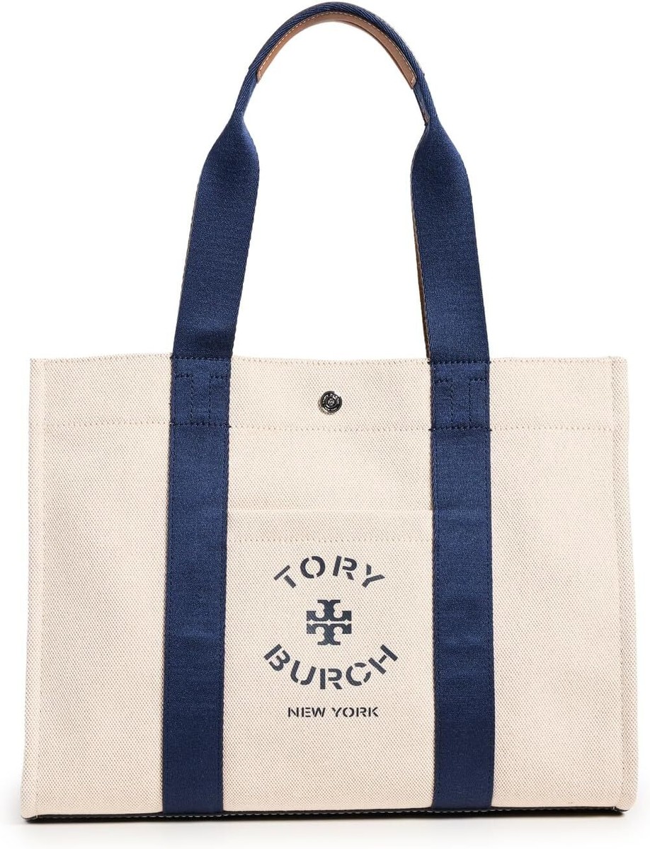 TORY BURCH バッグ Tory Burch Women's Emerson Printed Top Handle Leather