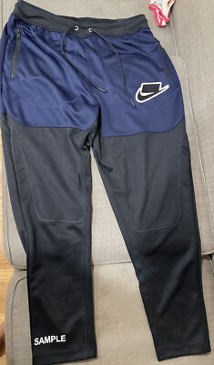 Nike Sportswear Tech NSW (Men s Size L) Track Pants Blackened Blue/Black Joggers