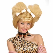 TIGERZAHN KETTE Höhlenmensch Urmensch Schmuck Tiger Choker Kostüm Zubehör 1655