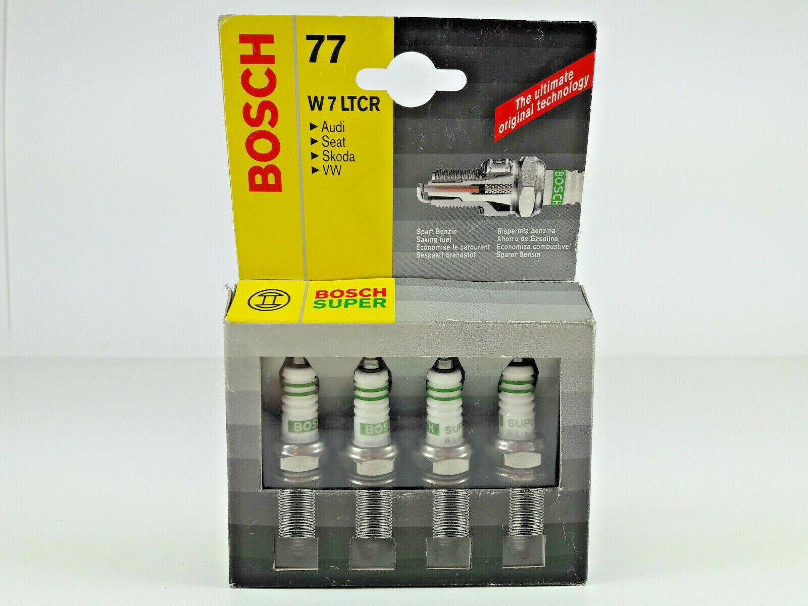 1x BOSCH Spark Plug W7LTCR 0241236818 SUPER 1,00mm GAP