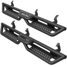 Running Boards for 2007-2021 Toyota Tundra Double Cab 6" Side Step Nerf Bars BLK