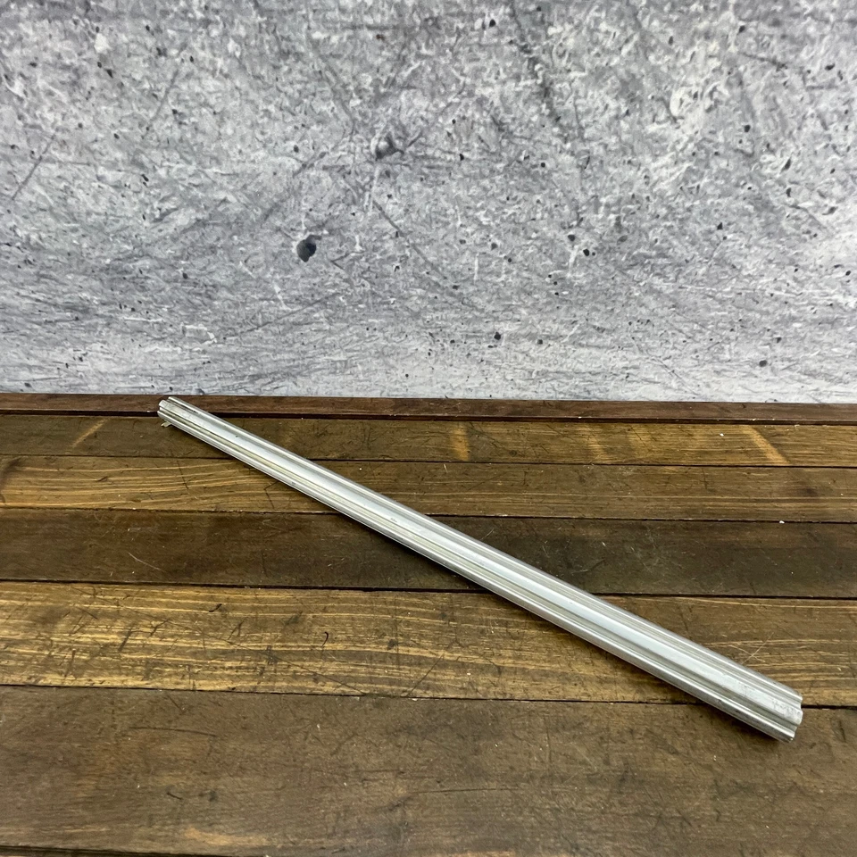 Tija de sillín acanalada Old School BMX 22,2 plateada recta OG poste 450 mm aleación años 80 70 Foto 2 de 4