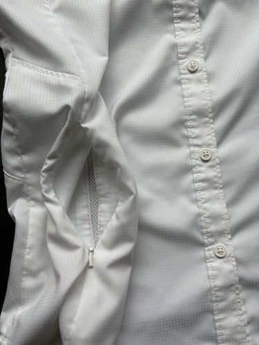 Columbia Omni-Shade Vented Sleeveless Shirt White Women’s Size Medium - Picture 8 of 8