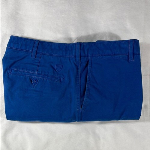 Daniel Cremieux mens cobalt Soho flat front 6.5" inseam chino shorts - size 34 - Picture 12 of 14