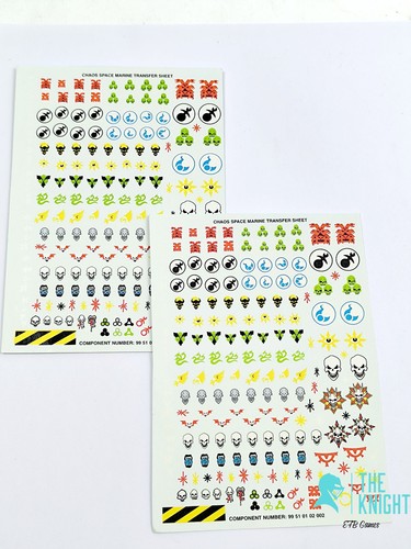 Transfer Sheets VAULT 2 Games Workshop Decals Banners Flag MULTILISING Warhammer - Picture 66 of 135