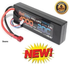 PowerHobby 2S 7.4V 4000mAh 20C Lipo Battery w Deans Plug : HPI Blitz