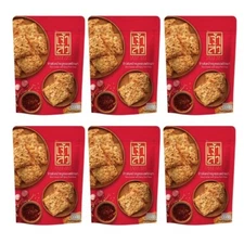 Rice Cracker Snack Thai Chao Sua Pork Crispy Party With Spicy Pork Floss 80g x6
