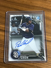 2016 Bowman Chrome Ruddy Giron 1st Auto RC Rookie - #CPA-RG