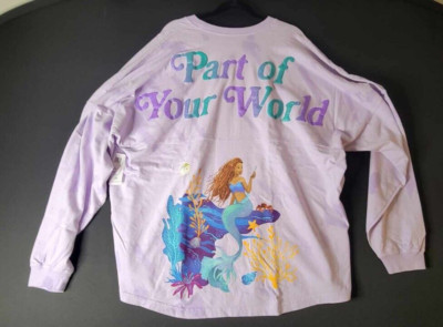 Disney Parks The Little Mermaid Ariel Part of Your World Spirit Jersey- New