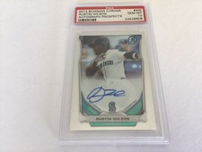 AUSTIN WILSON 2014 Bowman Chrome Autograph Prospects PSA 10 **GEM MINT**