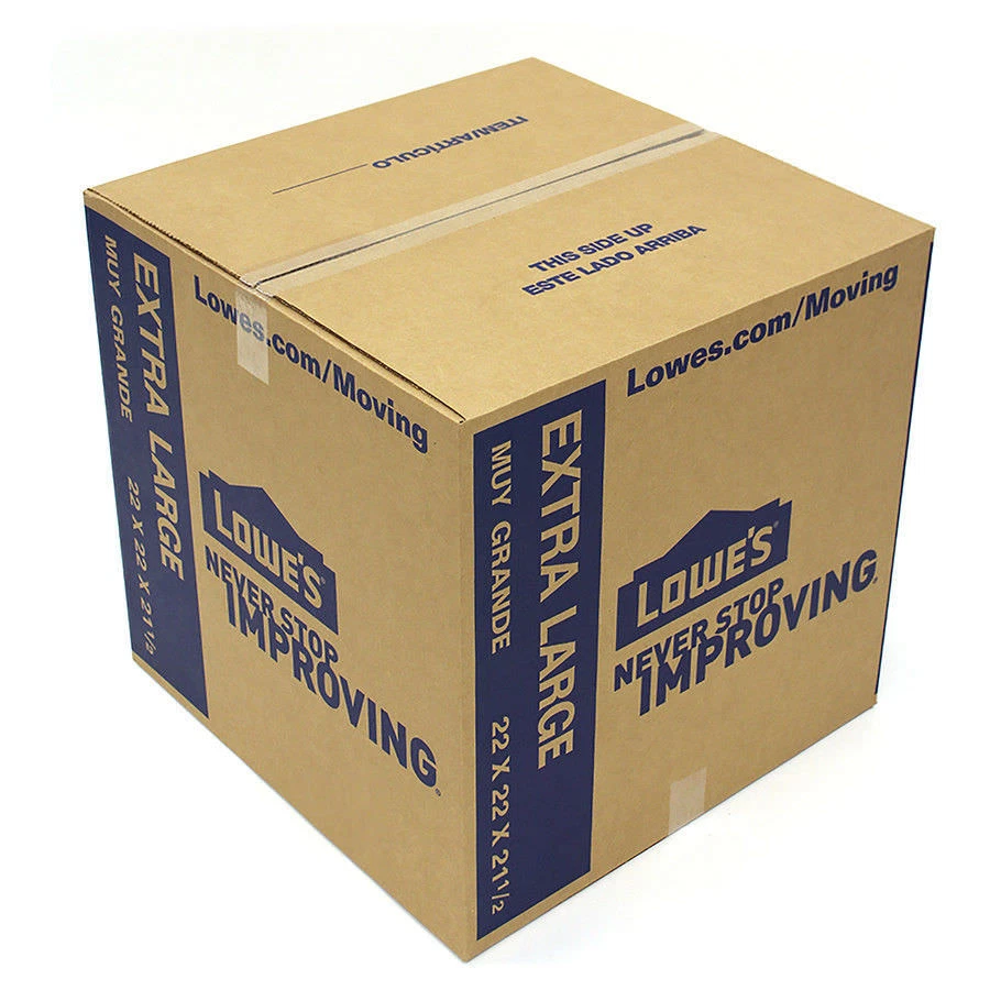 Pack of 5 Extra Large Cardboard Boxes 22" x 22" Moving Shipping Packing Supplies - Image 2 of 4