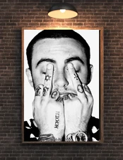 Mac Miller Middle Finger Poster