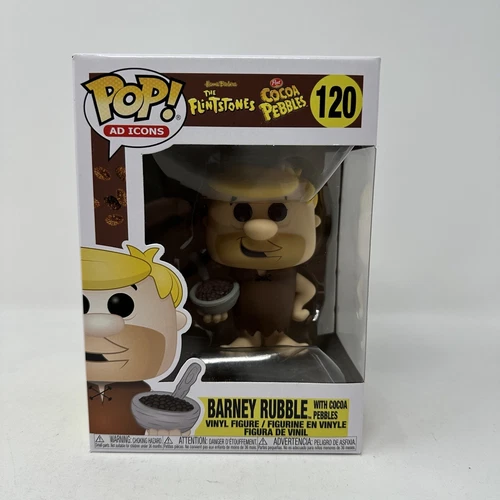 Funko Pop! Vinyl: The Flintstones - Barney Rubble with Cocoa Pebbles #120