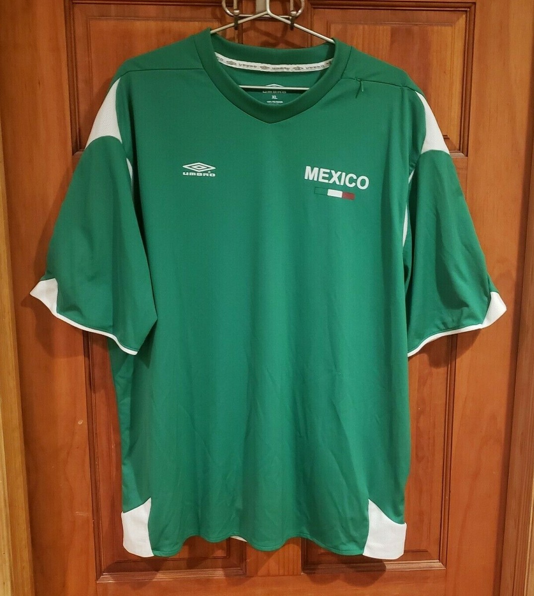 Men's XL Umbro Mexico Soccer Jersey Blank Back | eBay